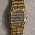 Audemars Piguet Two-tone Bamboo, Diamond Horizontal Bars Dial, Yellow and White Gold