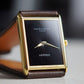 Vacheron Constantin Tank-Shaped Wristwatch, Double-signed Hermes, Yellow Gold