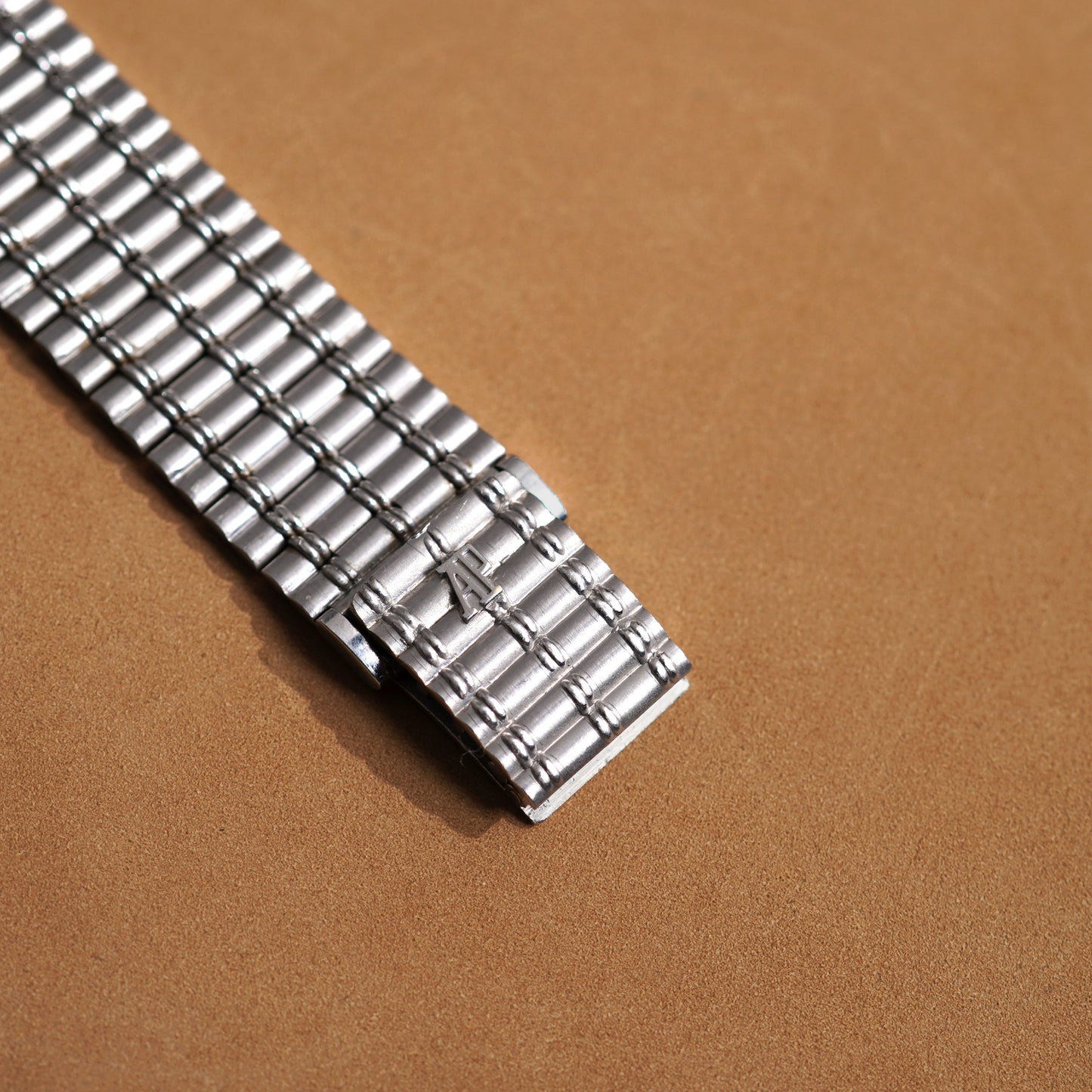 Audemars Piguet Bamboo, Pavé Diamond Dial with Ruby Indexes, White Gold