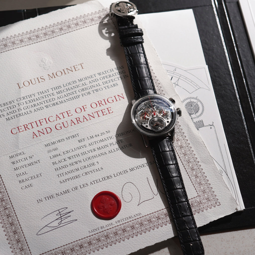 Louis Moinet Memoris Spirit Chronograph Limited Edition, Ref. LM-84.20.50, Titanium