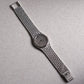 Audemars Piguet Oval-shaped Wristwatch, Diamond Dial, "Bamboo" Bracelet, White Gold