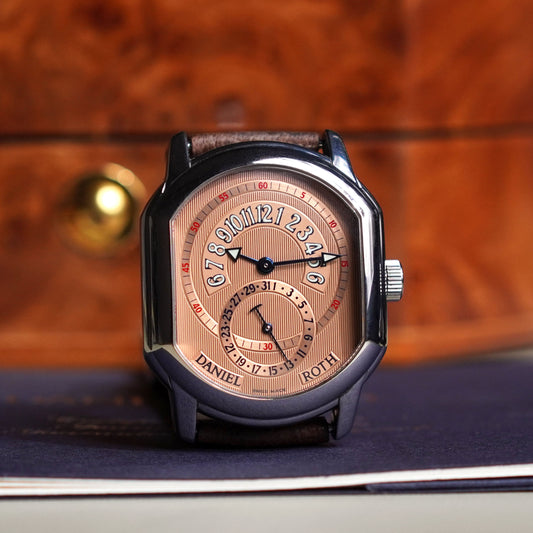 Daniel Roth Premier Retrograde Salmon Dial, Steel