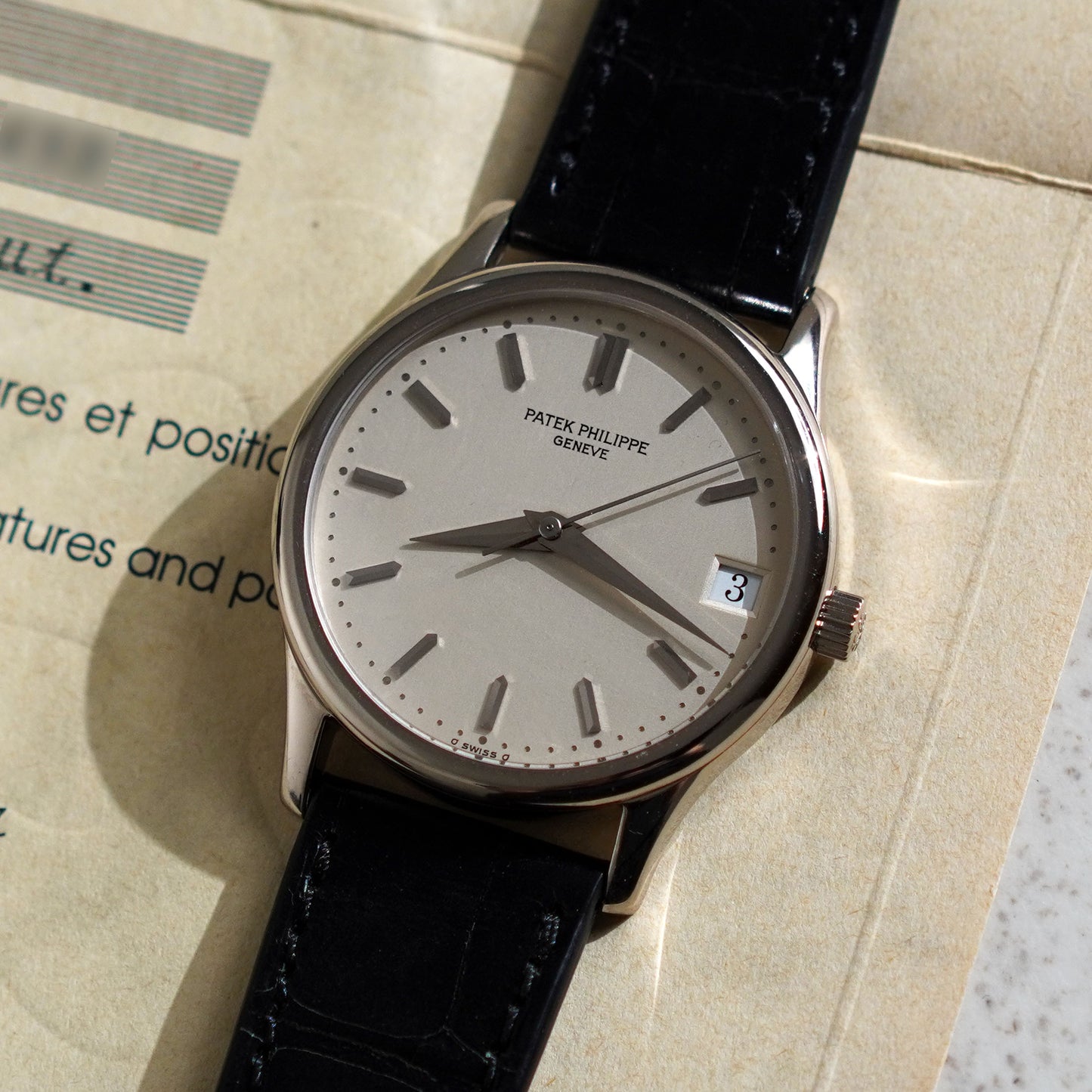 Patek Philippe Calatrava 3998G, White Gold