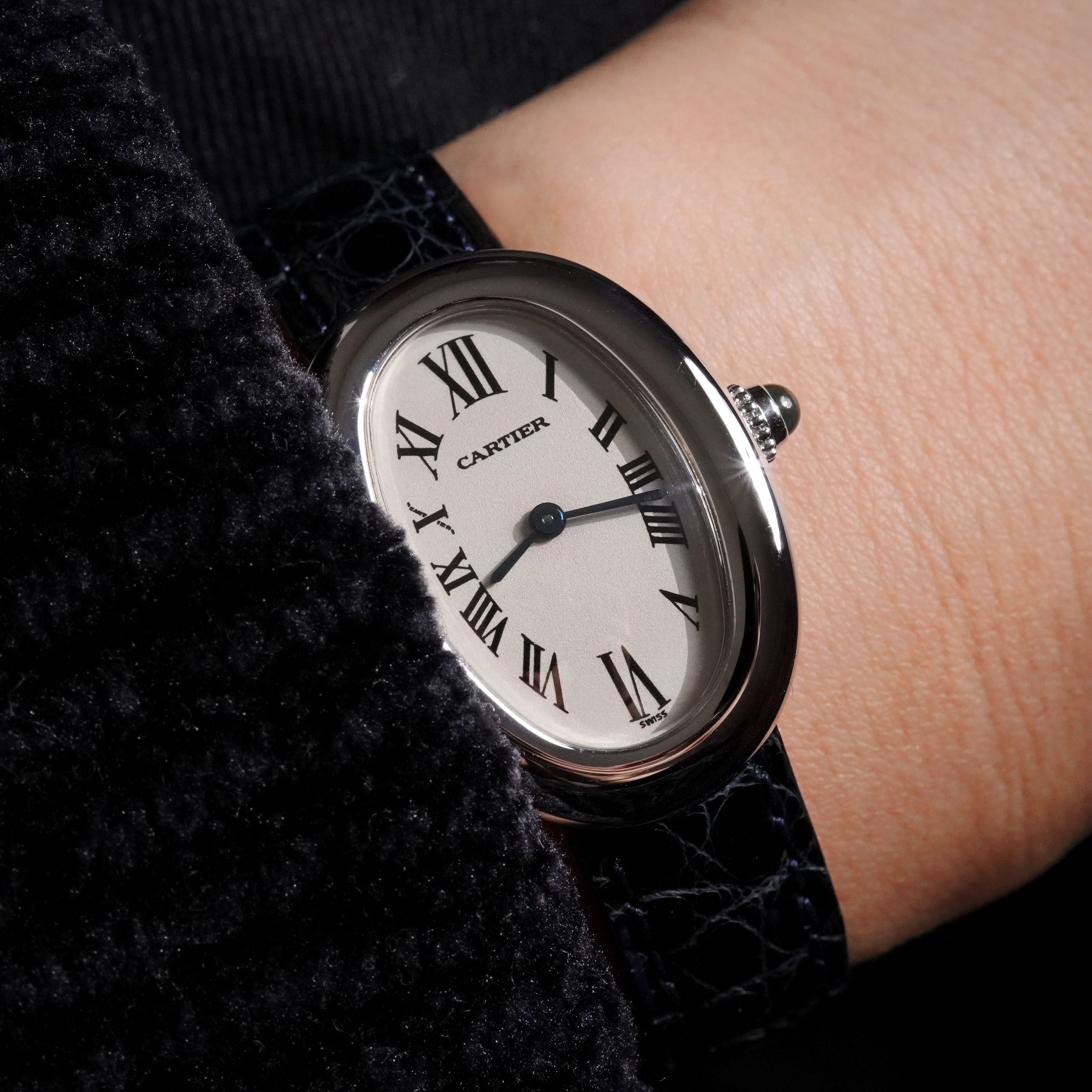 Cartier Baignoire, Ref. 1955, White Gold