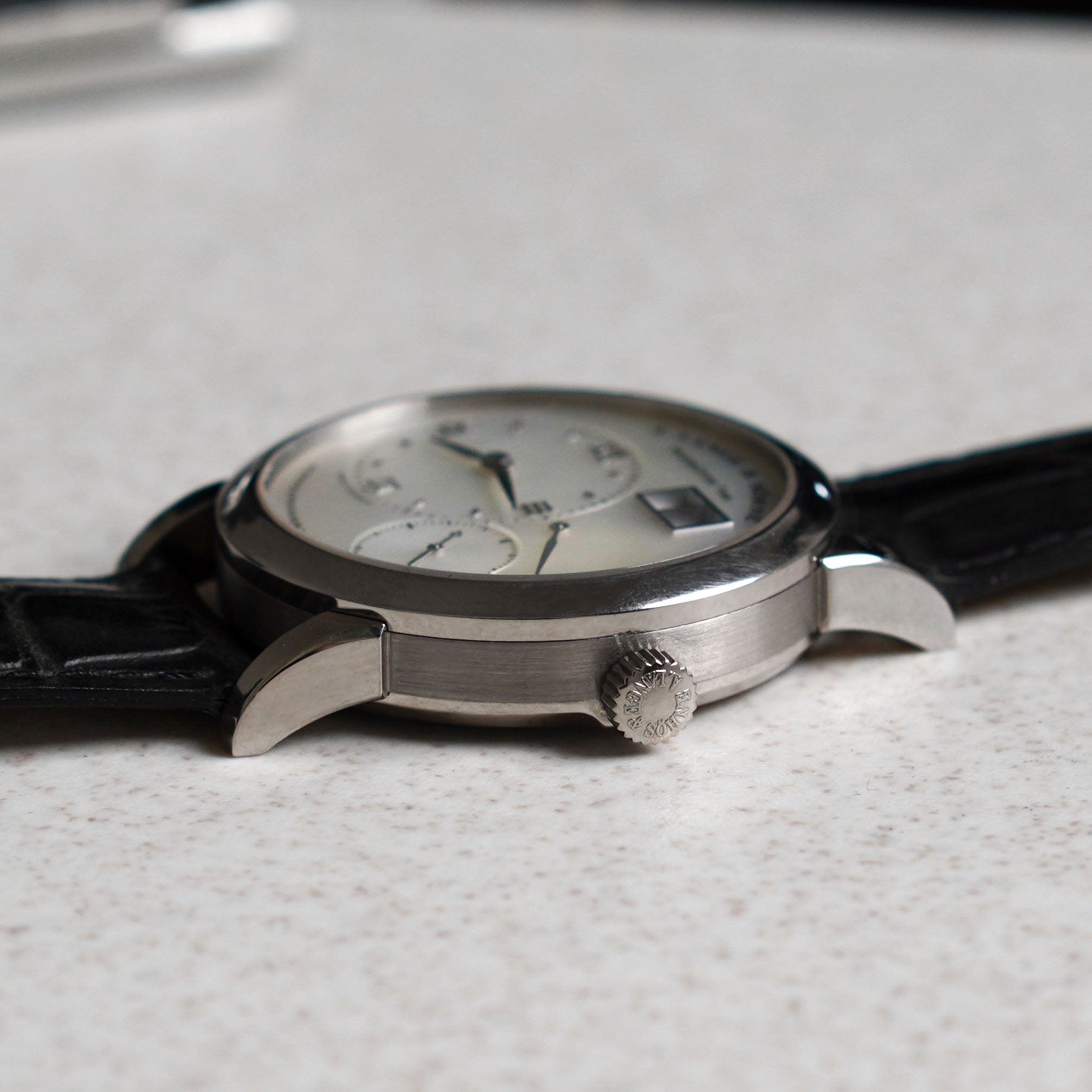 A. Lange & Sohne Lange 1 "Soiree", Mother of Pearl dial, Ref. 110.029, White Gold