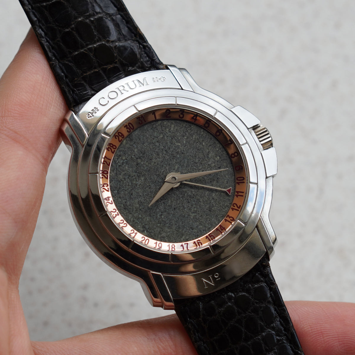 Corum Automatic Meteorite Dial, Limited edition of 38 pieces, Platinum
