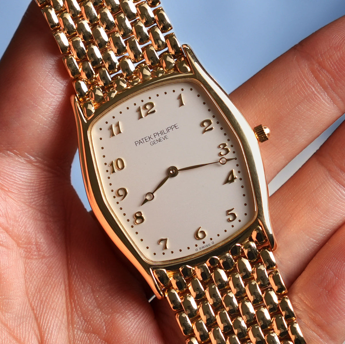 Patek Philippe Gondolo Automatic Bracelet Watch, Ref. 3942/1, Yellow Gold
