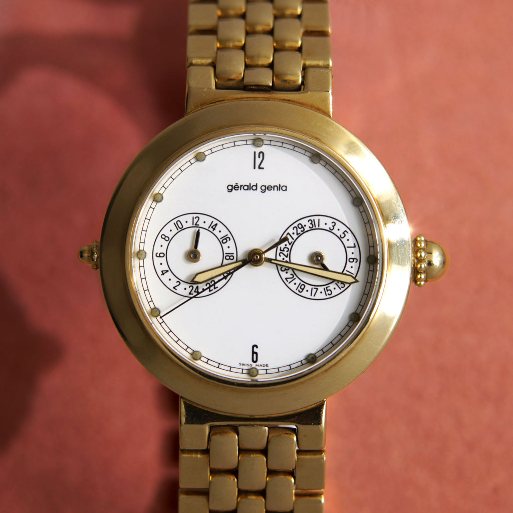 Gerald Genta GMT Date, Ref. G.3506.7, Yellow Gold