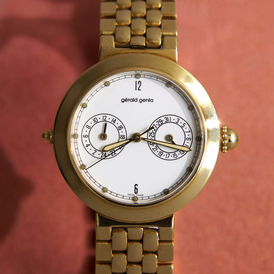 Gerald Genta GMT Date, Yellow Gold