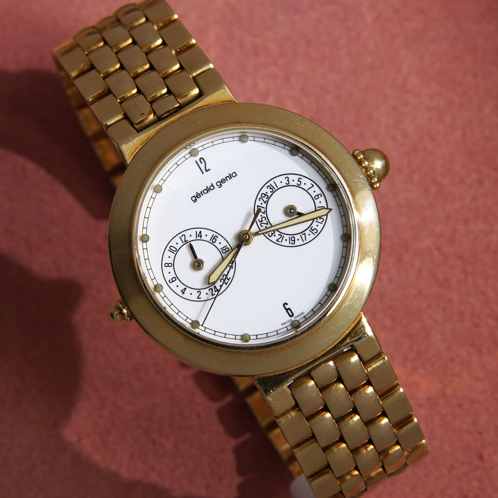 Gerald Genta GMT Date, Ref. G.3506.7, Yellow Gold