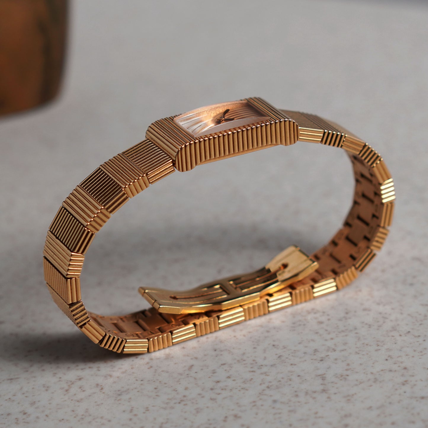 Boucheron Reflet Bracelet Watch, Pink Gold