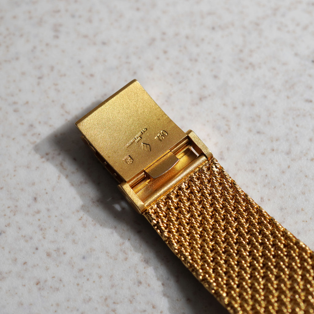 Audemars Piguet Skeleton Bracelet Watch, Diamond-set Bezel, Yellow Gold