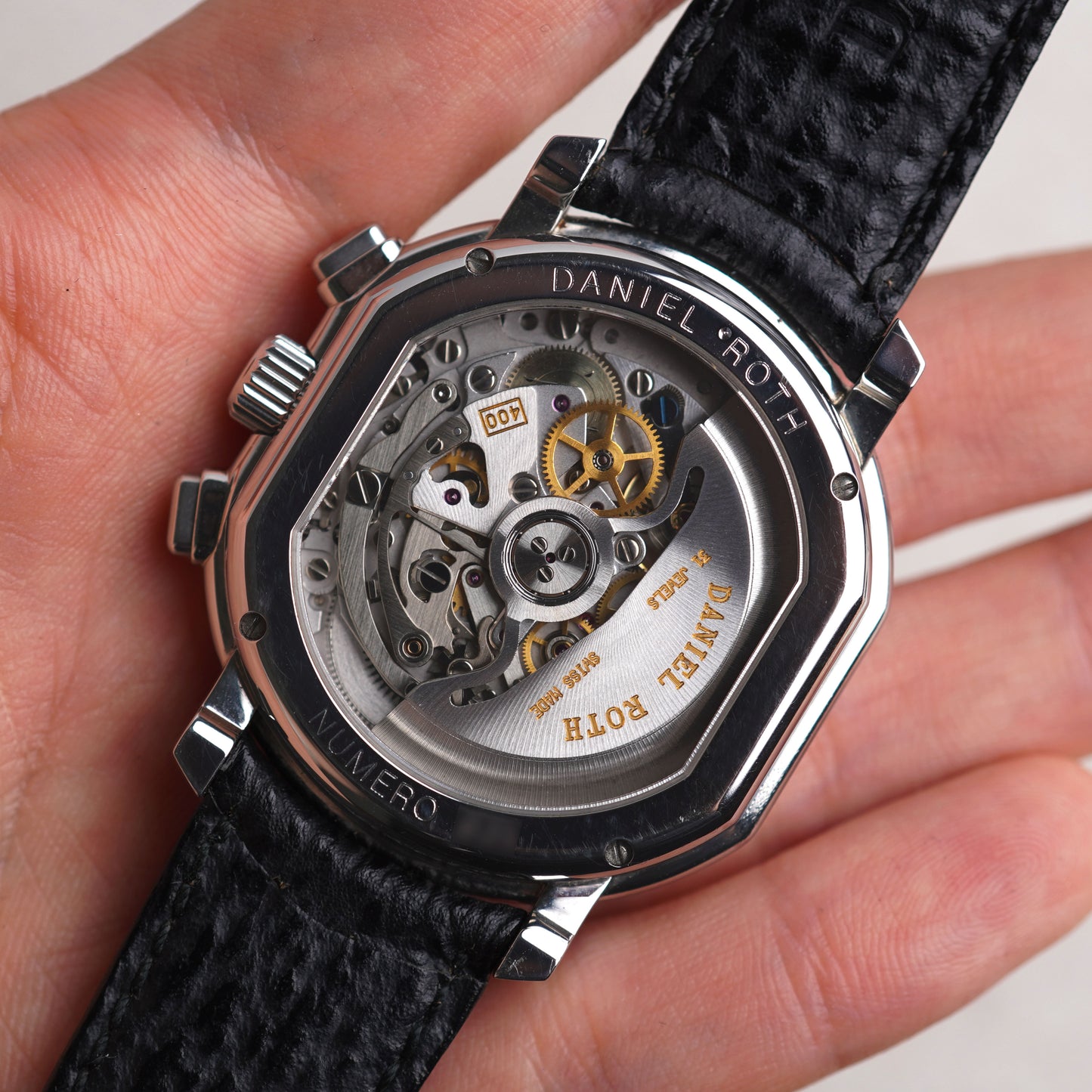 Daniel Roth Salmon Dial Chronograph, Ref. S247, Steel