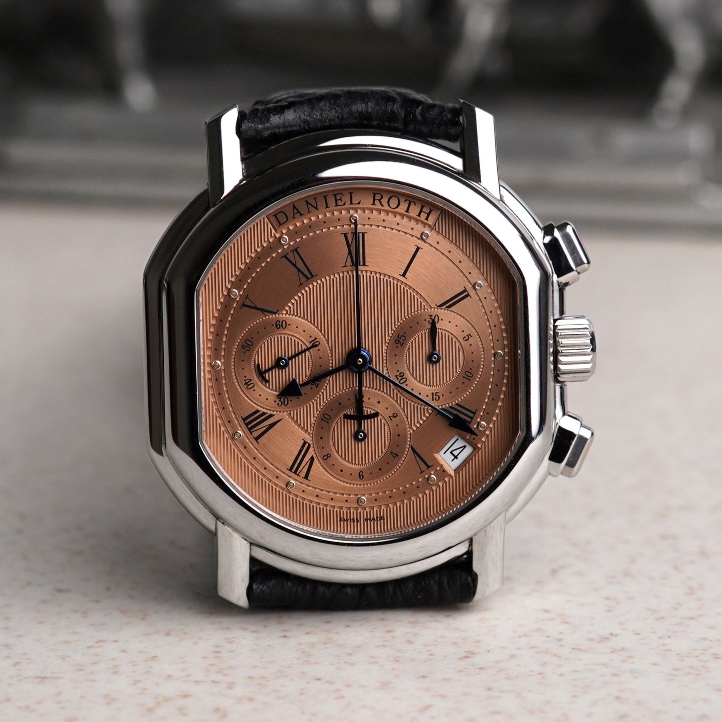 Daniel Roth Salmon Dial Chronograph, Ref. S247, Steel