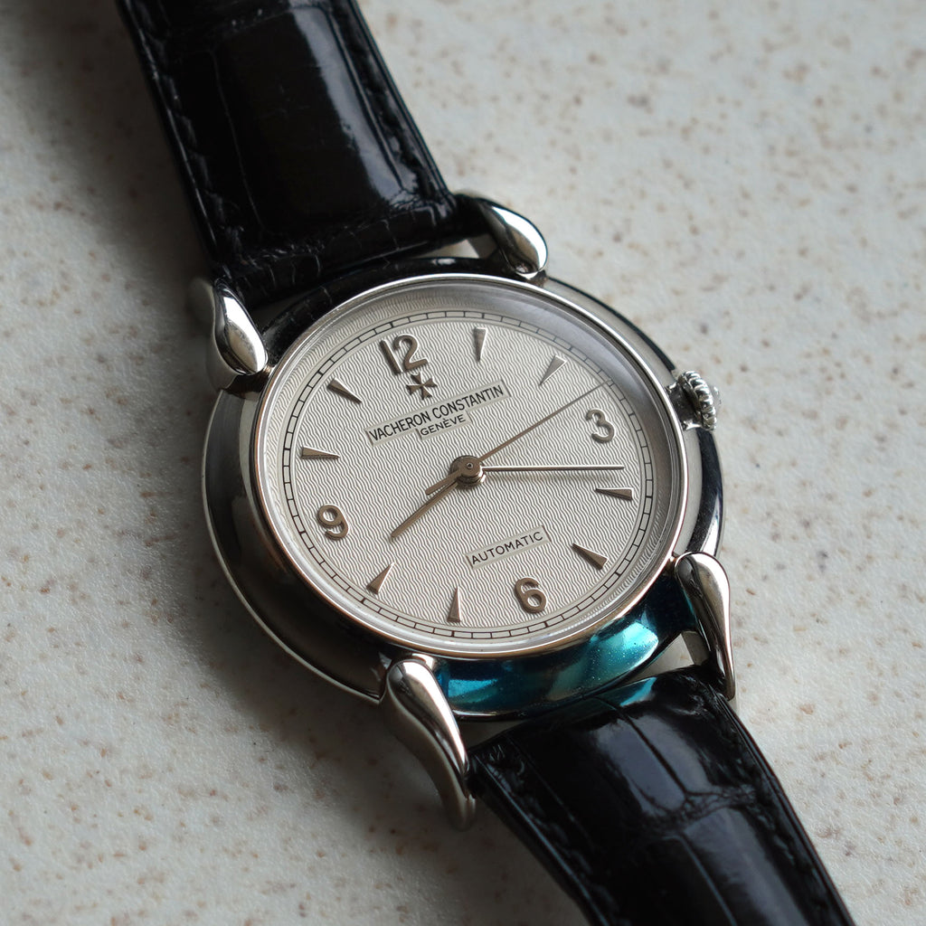 Vacheron Constantin Les Historiques Automatic, Cow Horn lugs, Ref. 48003, Platinum