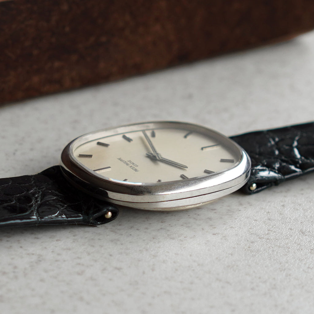 Patek Philippe Ellipse Silver Sigma Dial, Ref. 3648, White Gold