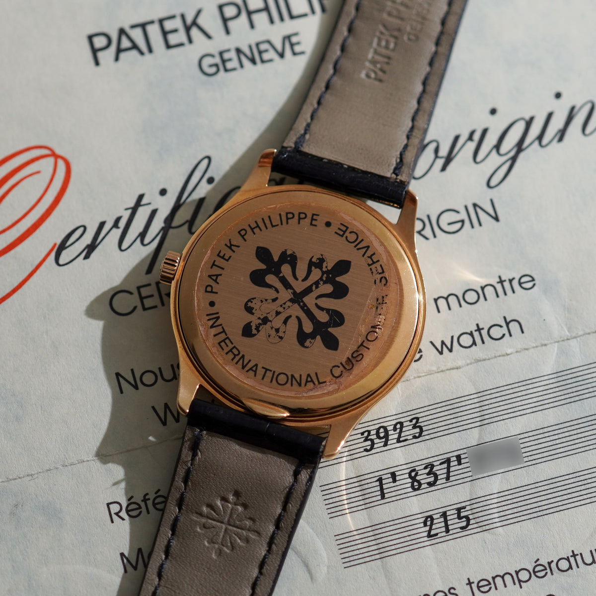 Patek Philippe Calatrava, Ref. 3923, Rose Gold