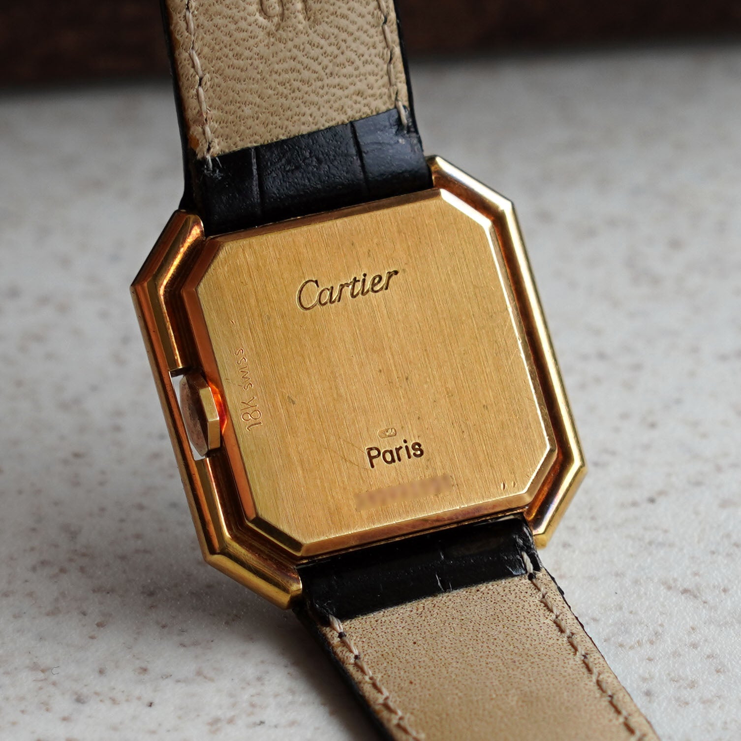 Cartier Ceinture LM, Ref. 78099, Swiss-only “Mark 2” dial, Yellow Gold