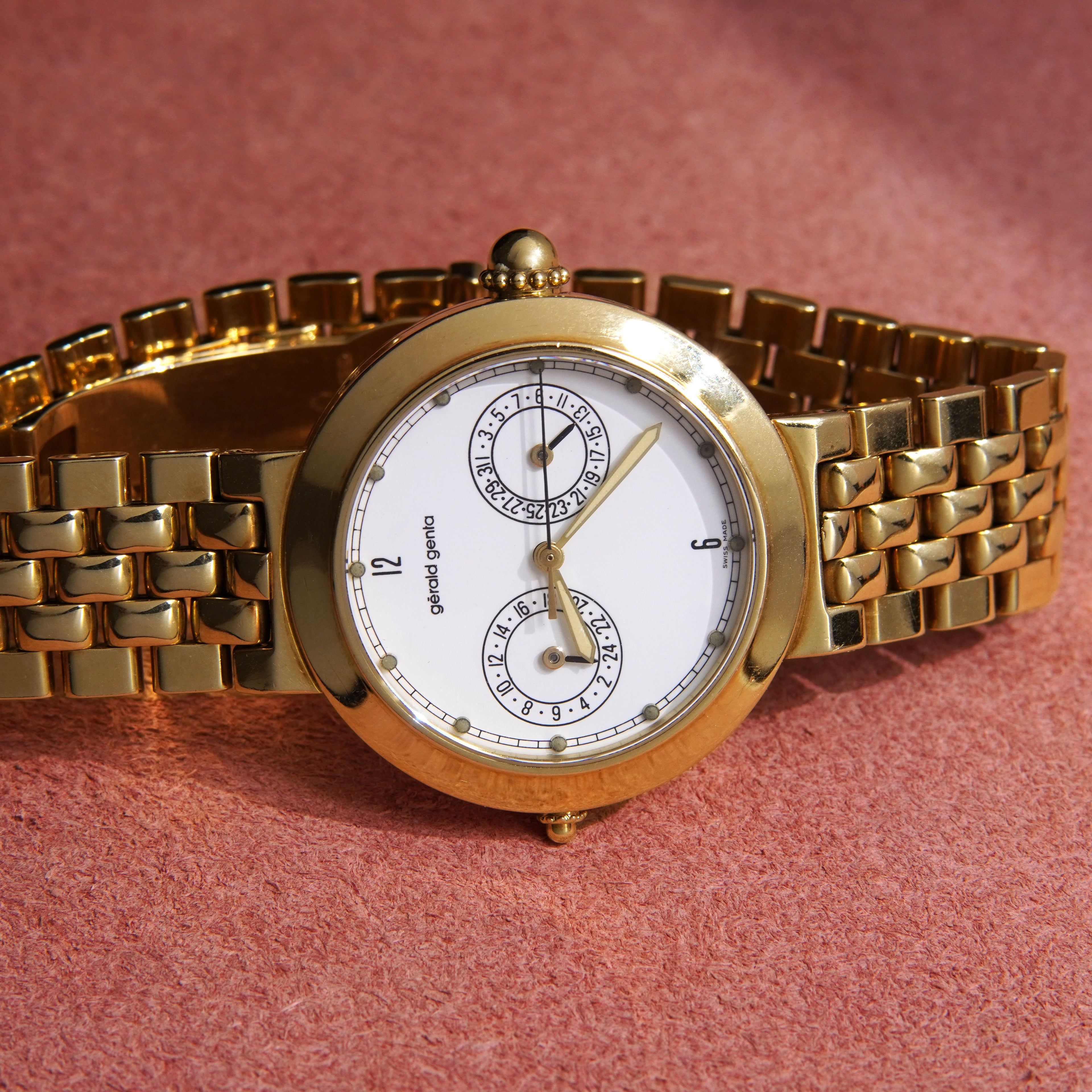 Gerald Genta GMT Date, Ref. G.3506.7, Yellow Gold