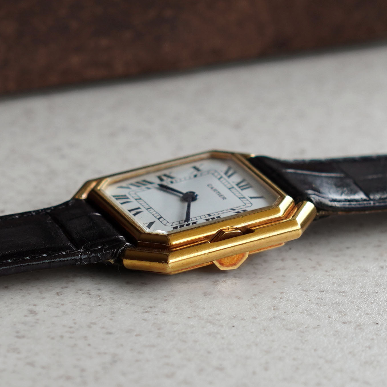 Cartier Ceinture LM, Ref. 78099, Swiss-only “Mark 2” dial, Yellow Gold