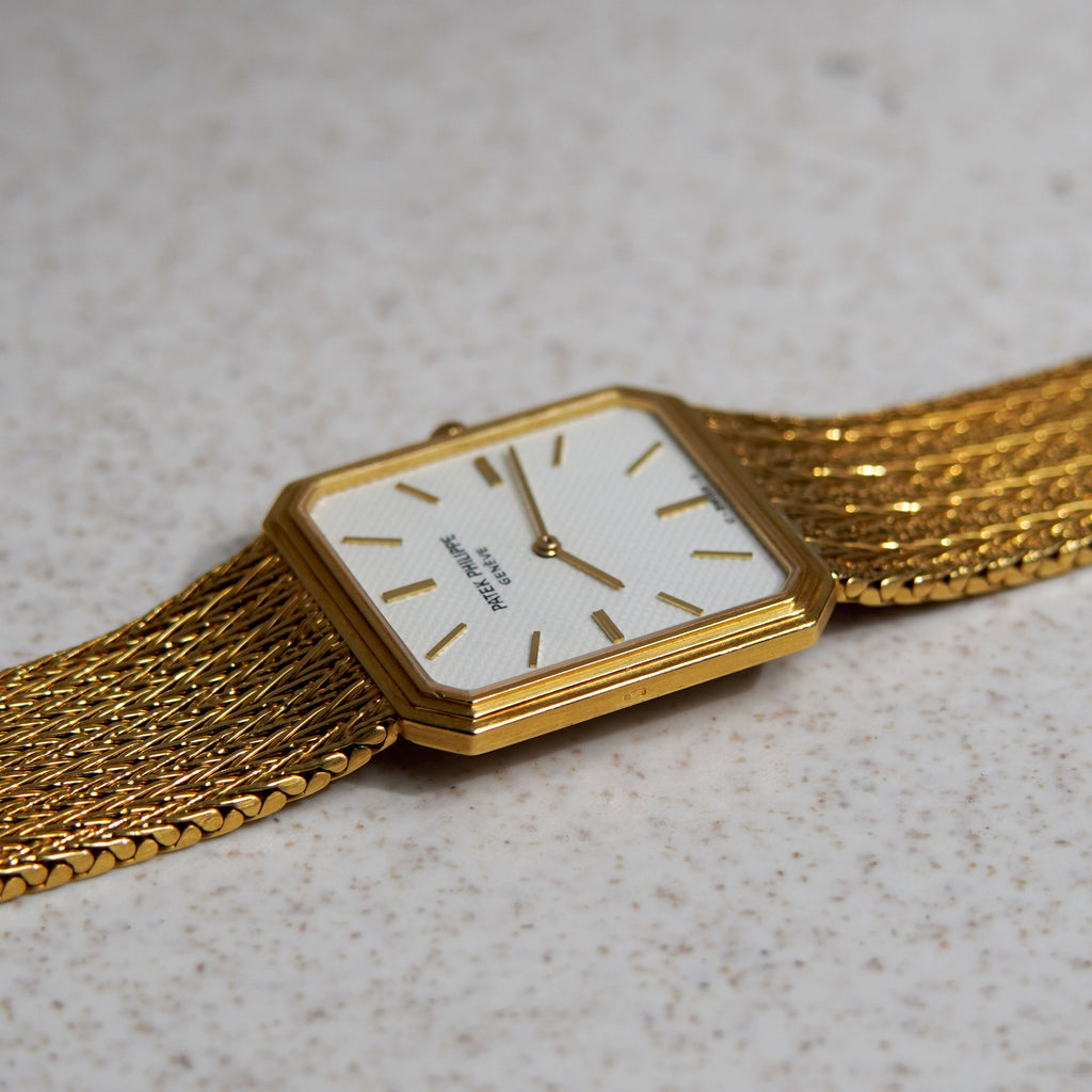 Patek Philippe Octagonal Bracelet Watch, Ref. 3763/1, Yellow Gold