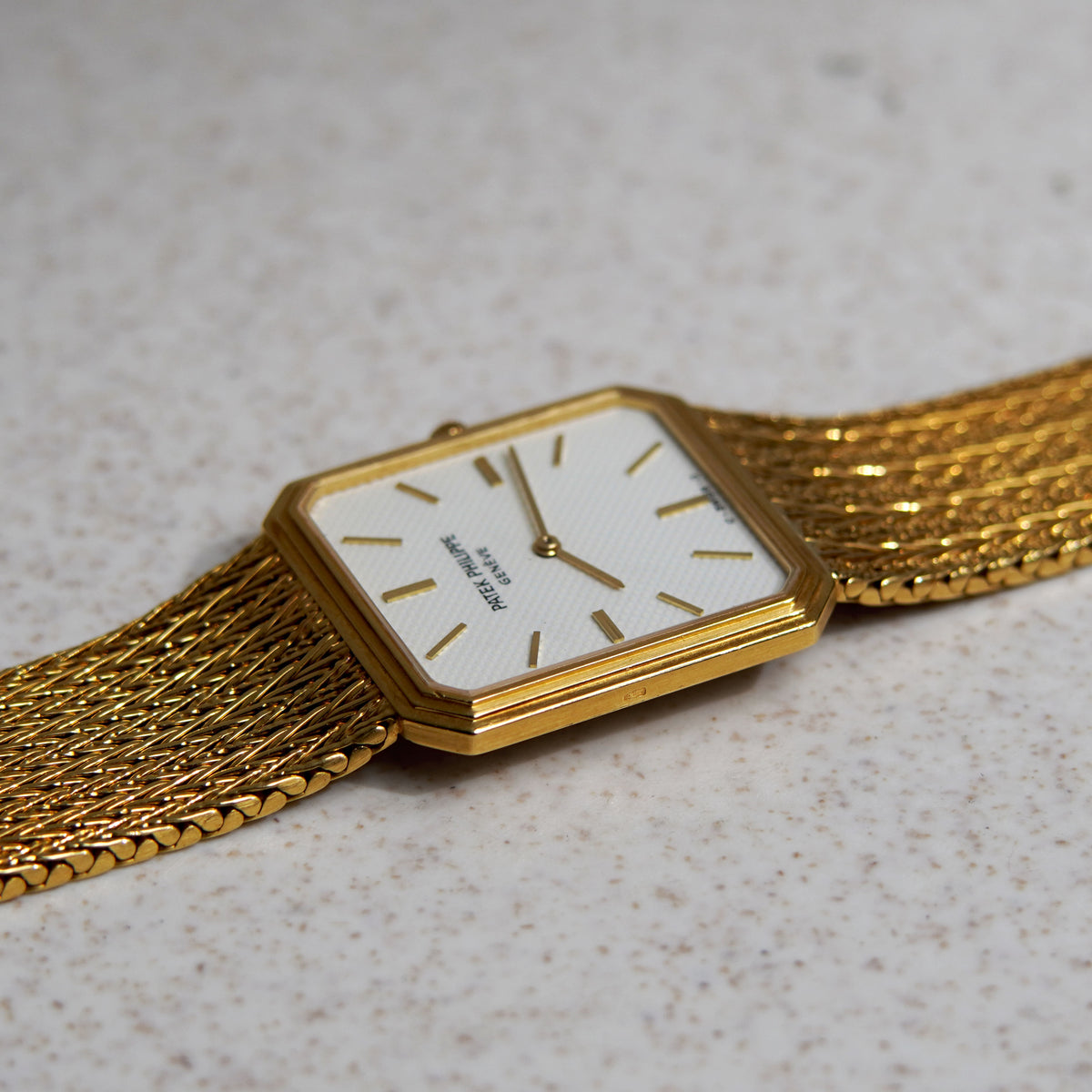 Patek Philippe Octagonal Bracelet Watch, Ref. 3763/1, Yellow Gold
