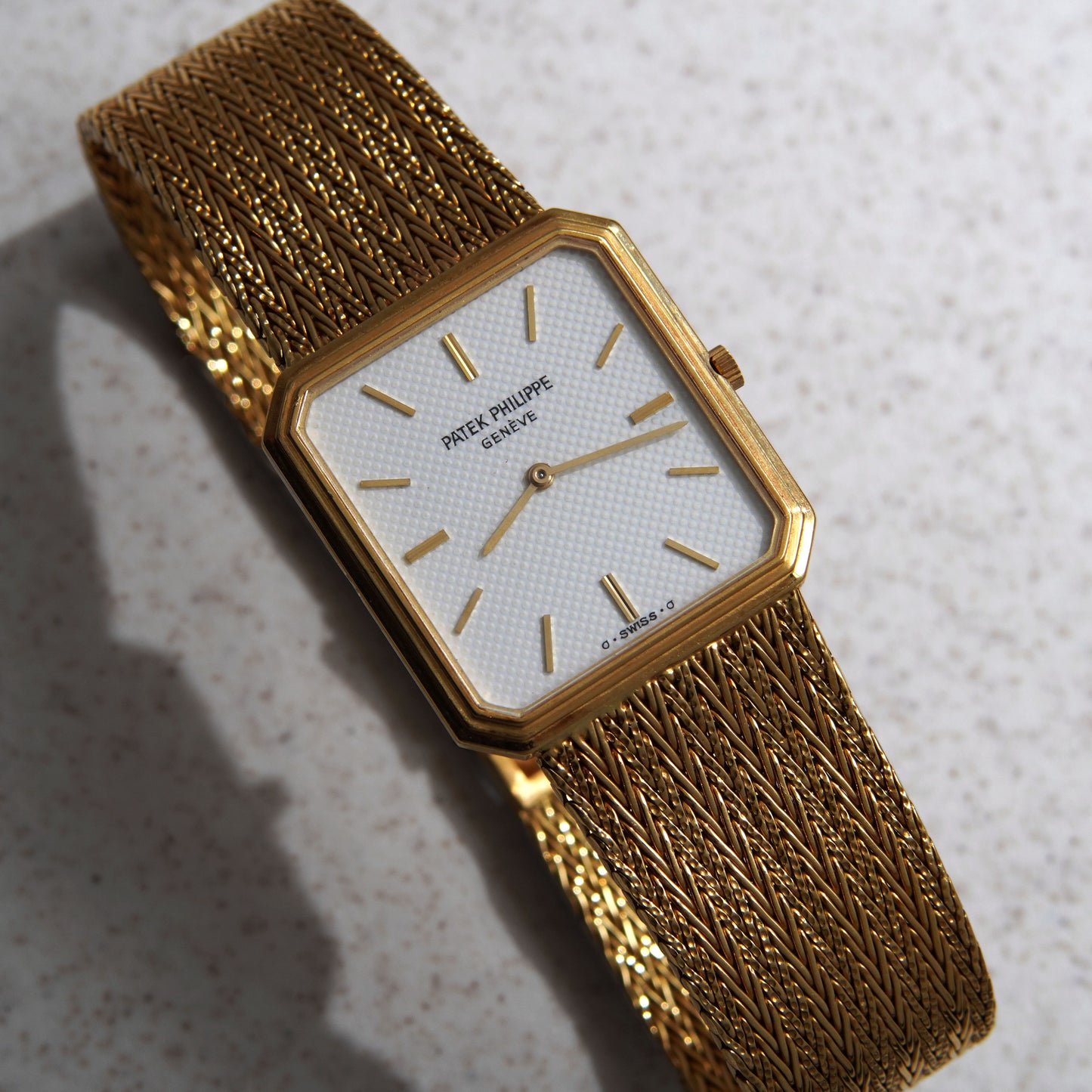 Patek Philippe Octagonal-shaped Bracelet Watch, Yellow Gold