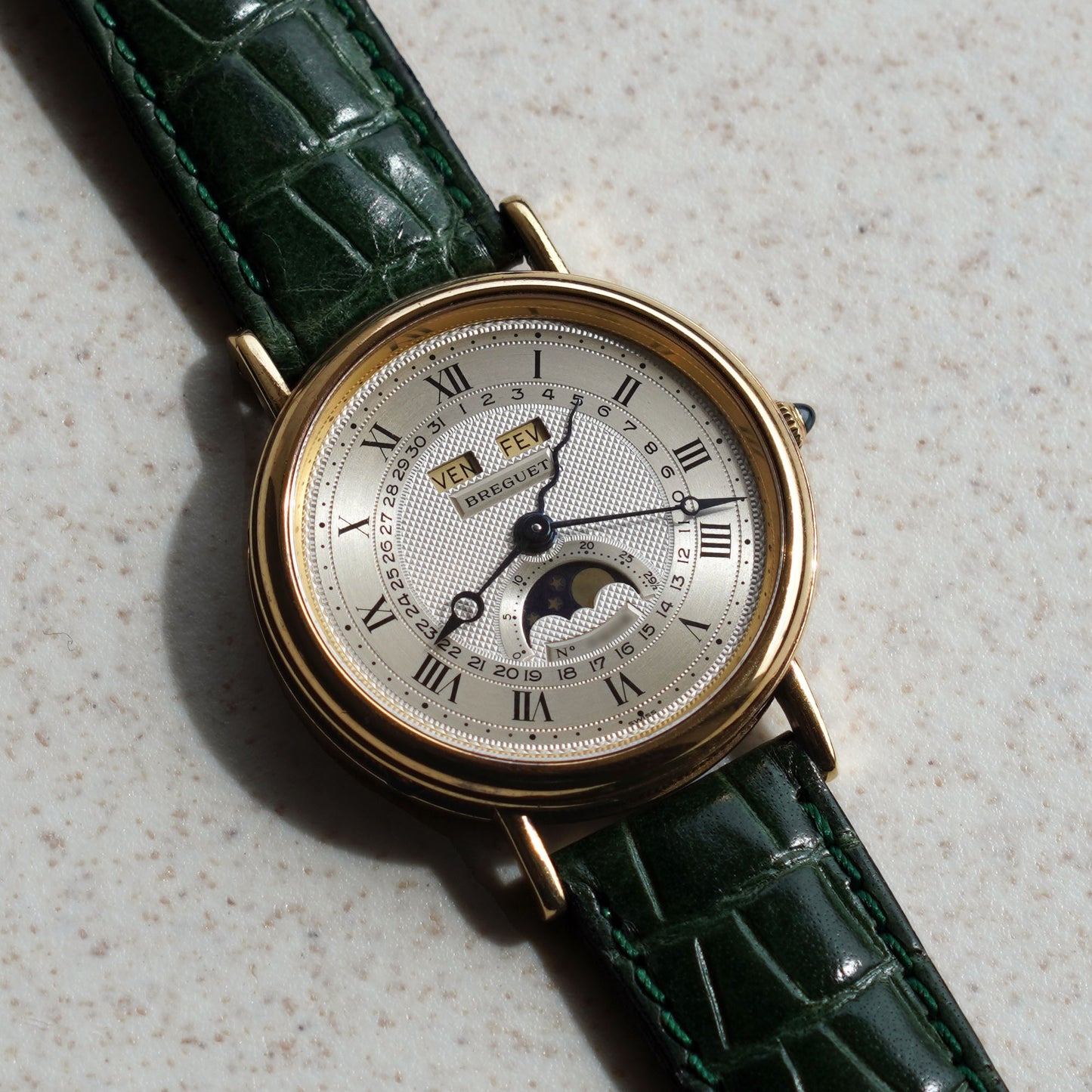 Breguet “Serpentine” Triple Calendar Moonphase, Yellow Gold