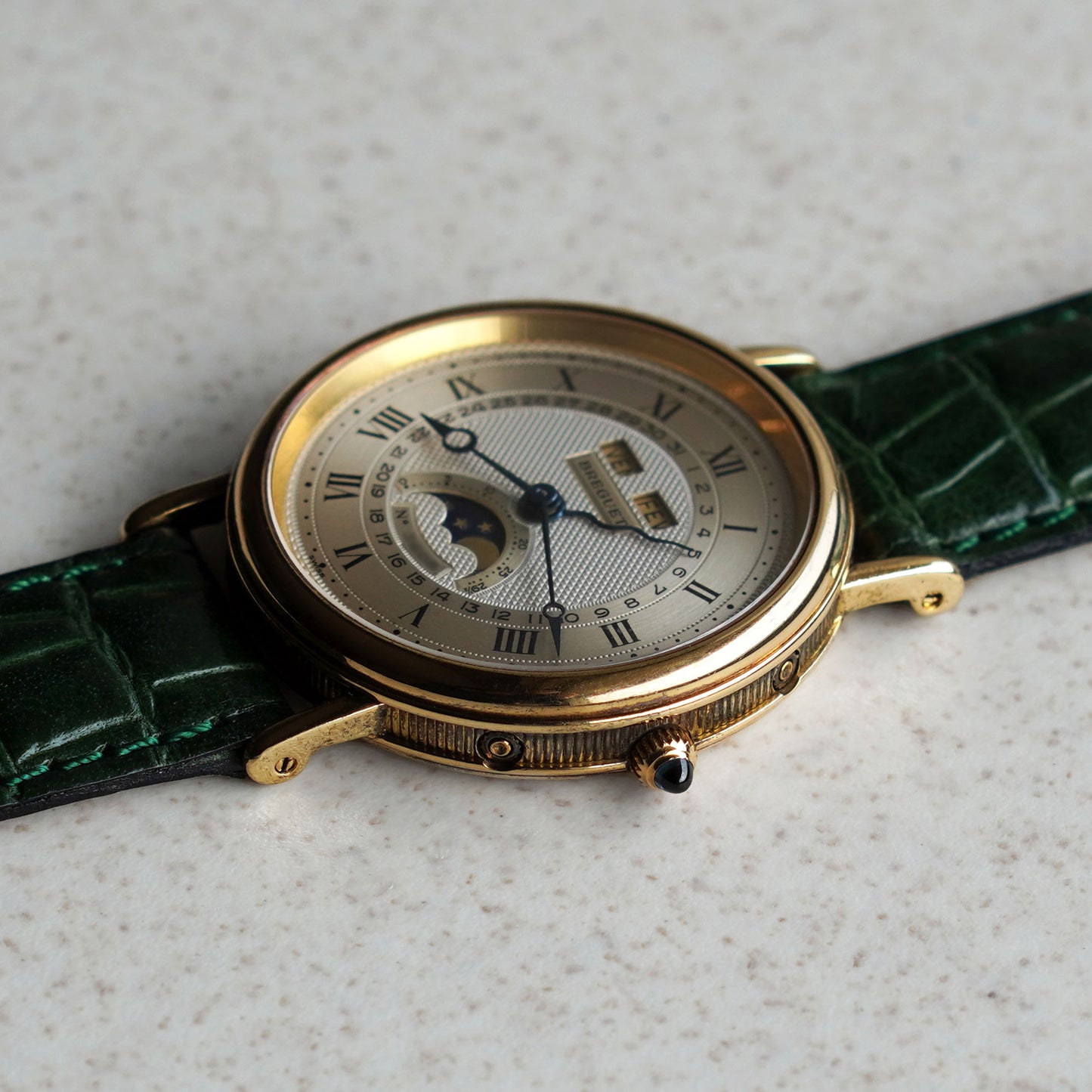 Breguet “Serpentine” Triple Calendar Moonphase, Yellow Gold