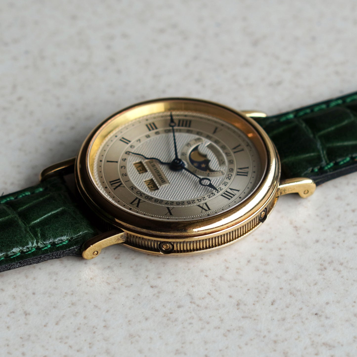 Breguet “Serpentine” Triple Calendar Moonphase, Yellow Gold