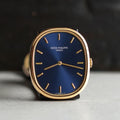 Patek Philippe Ellipse Blue Sigma Dial, Ref. 3848, Yellow Gold