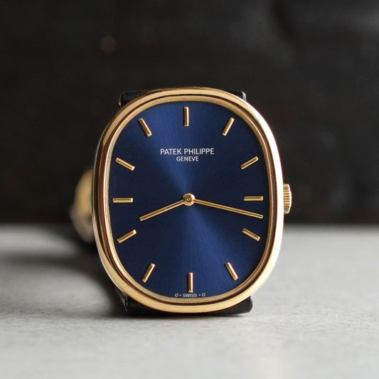 Patek Philippe Ellipse Blue Sigma Dial, Yellow Gold