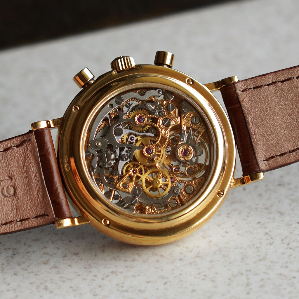 Vacheron Constantin Skeletonised Chronograph, Ref. 47100, Yellow Gold