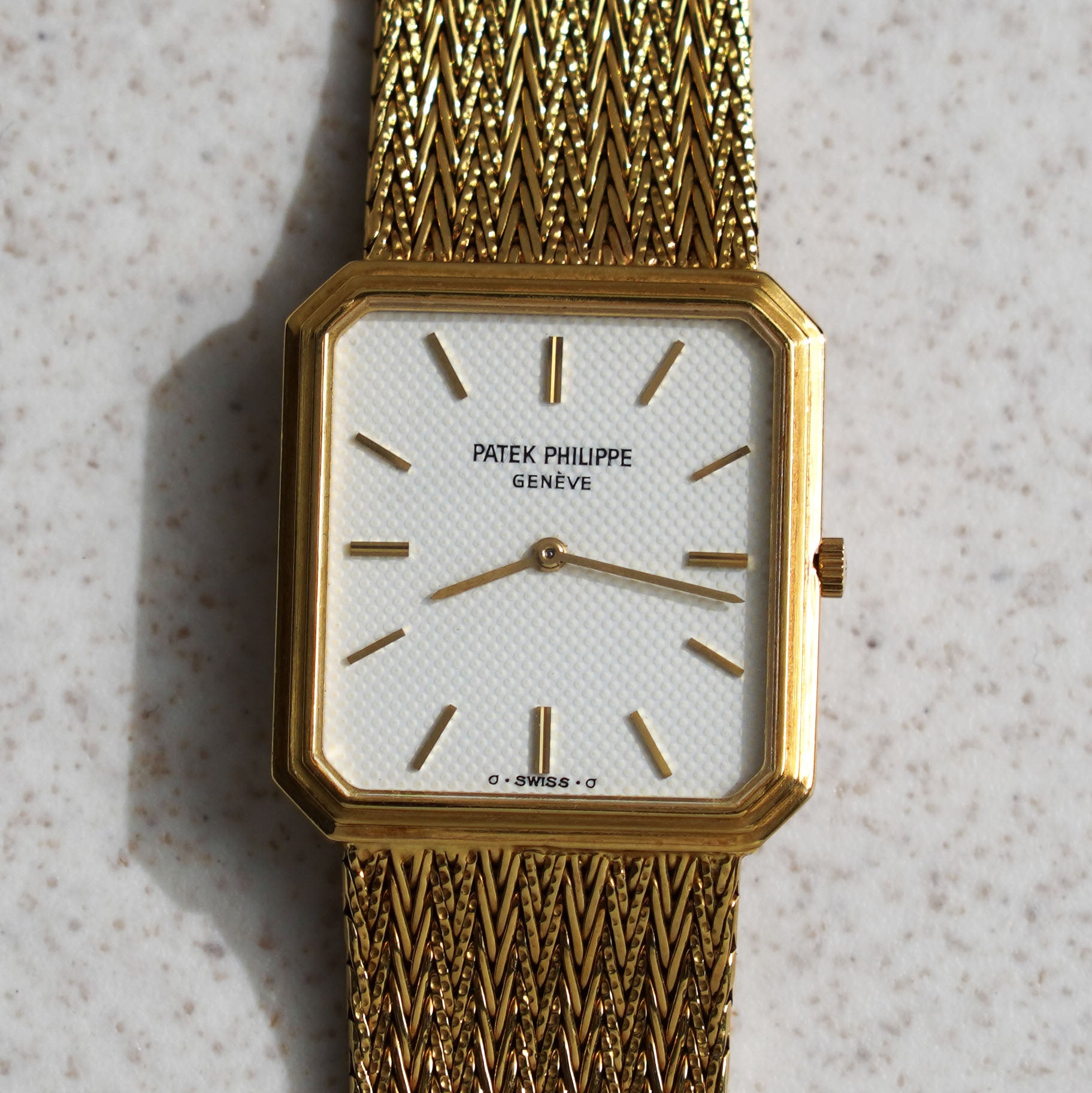 Patek Philippe Octagonal-shaped Bracelet Watch, Ref. 3763/1