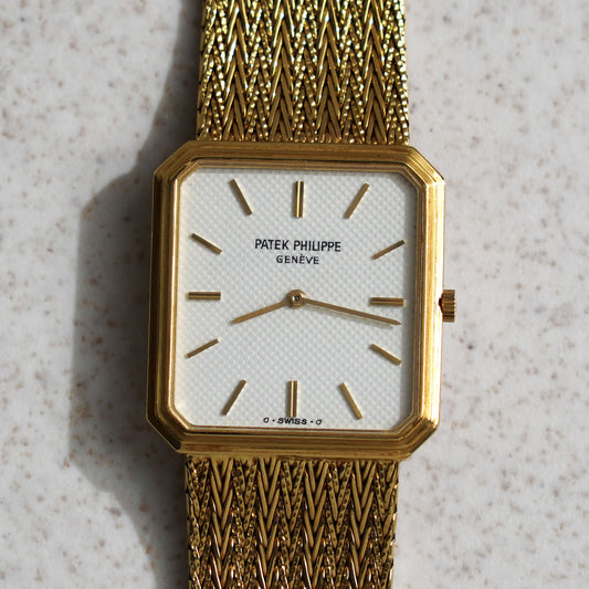 Patek Philippe Octagonal-shaped Bracelet Watch, Yellow Gold