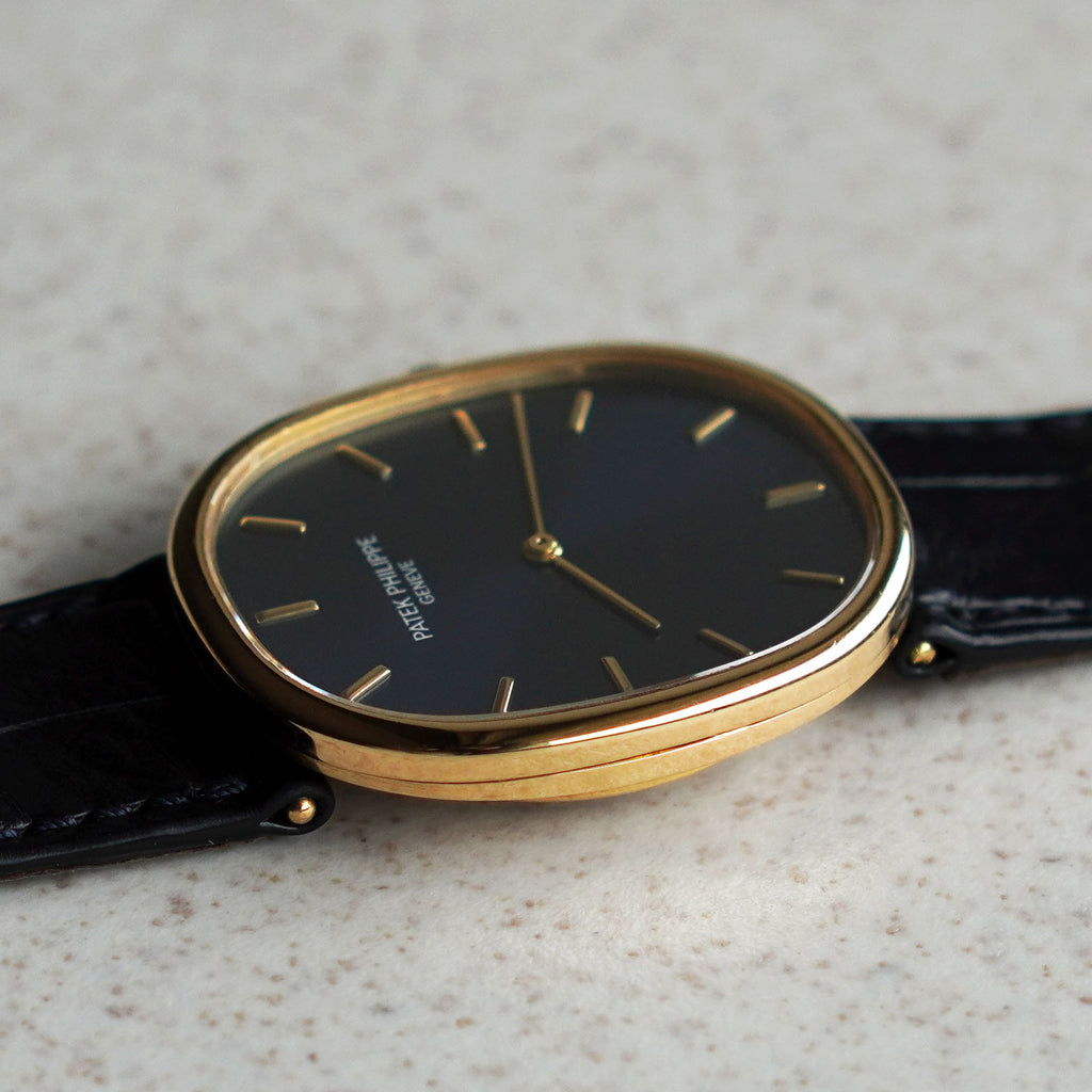 Patek Philippe Ellipse Blue Sigma Dial, Ref. 3848, Yellow Gold