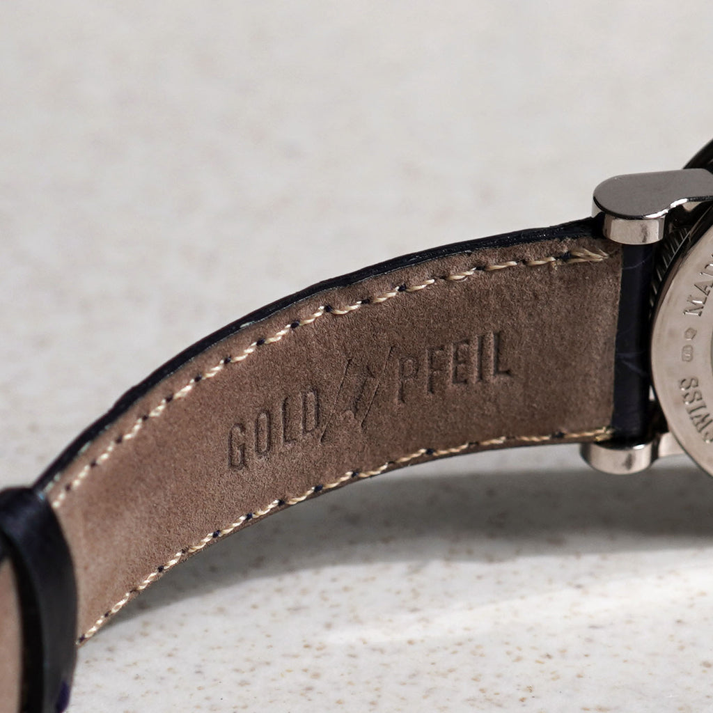 Vincent Calabrese Goldpfeil Seven Masters Jump Hour, Ref. GPVC, White Gold