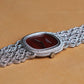 Patek Philippe Lady's Ellipse Bracelet Watch, Jasper stone dial, White Gold
