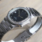 Patek Philippe Nautilus 3800, Blue dial, Diamond Index and Diamond Bezel, White Gold