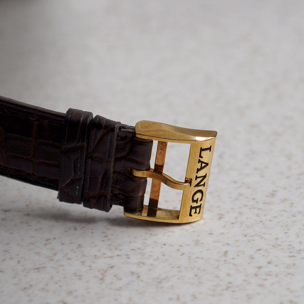 A. Lange & Sohne Sax-O-Mat,  Ref. 301.021, Yellow Gold