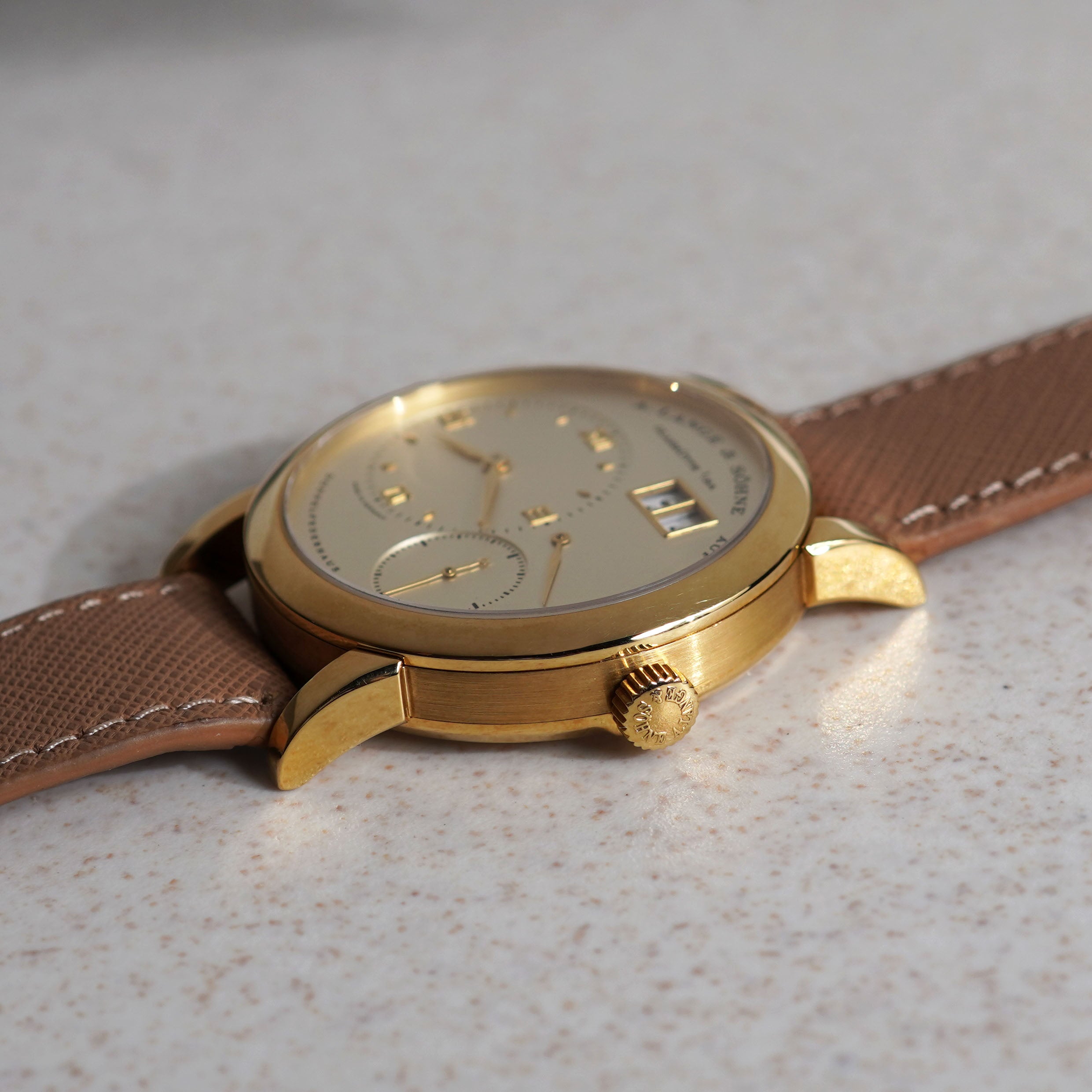 A. Lange & Sohne Lange 1, Ref. 101.021, Yellow Gold