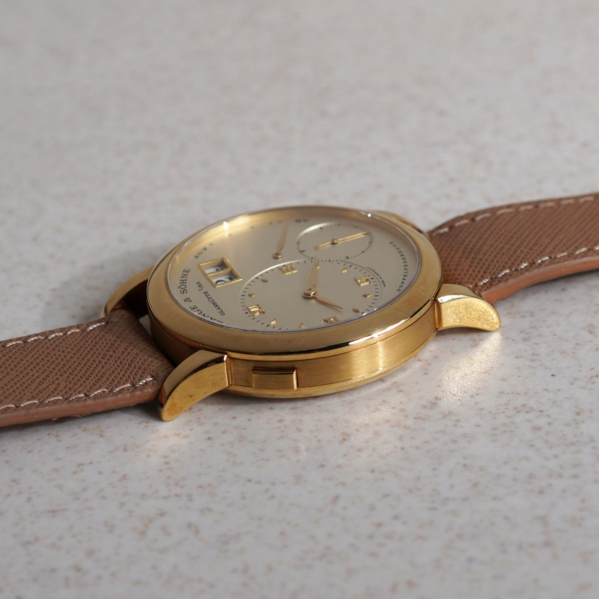 A. Lange & Sohne Lange 1, Ref. 101.021, Yellow Gold