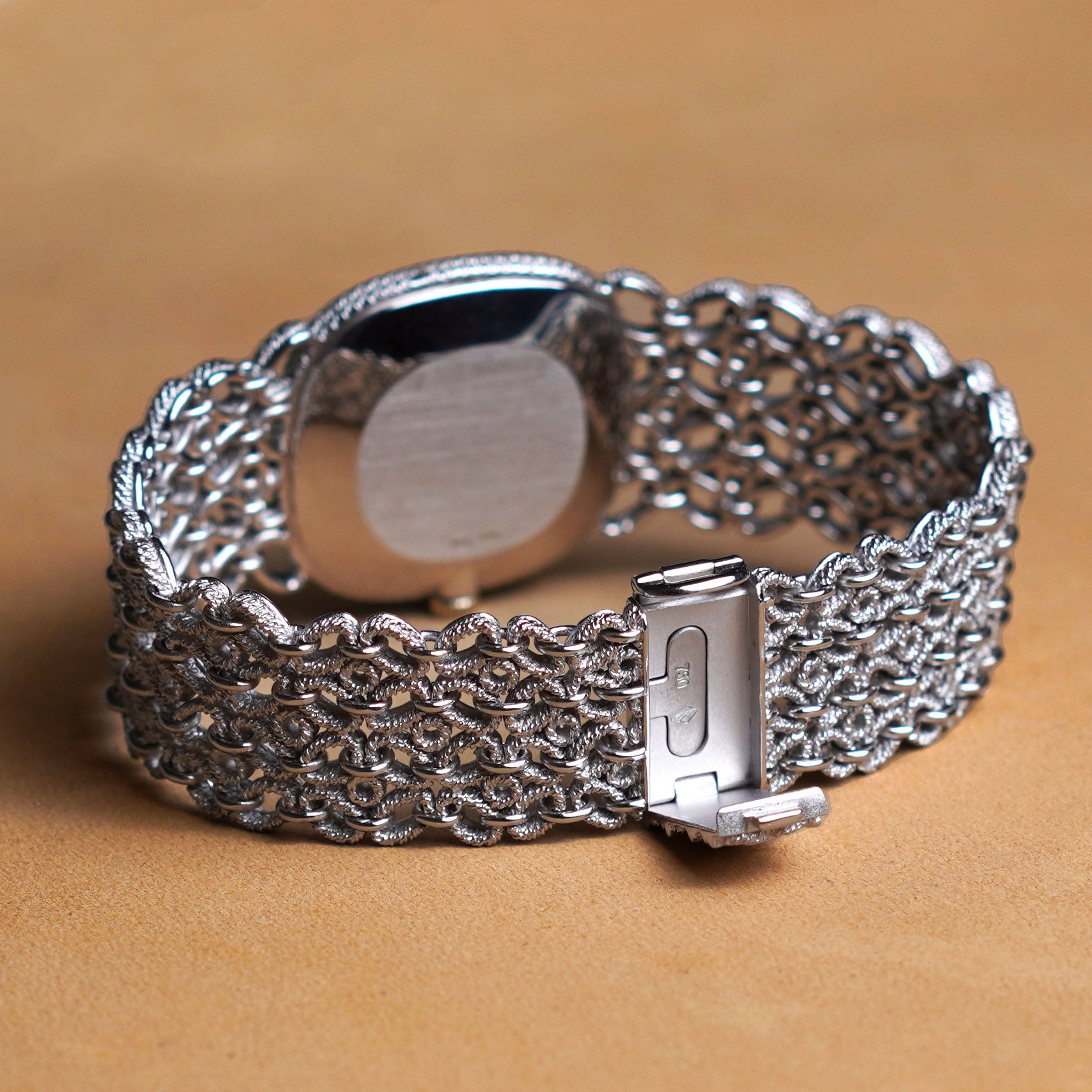 Patek Philippe Lady's Ellipse Bracelet Watch, Jasper stone dial, Ref. 4285/1, White Gold