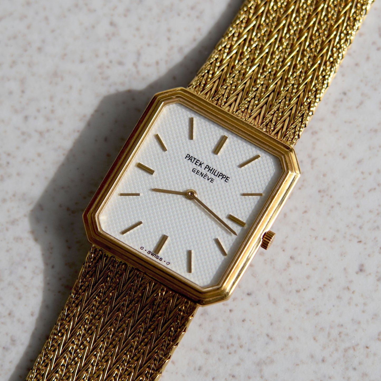 Patek Philippe Octagonal-shaped Bracelet Watch, Yellow Gold