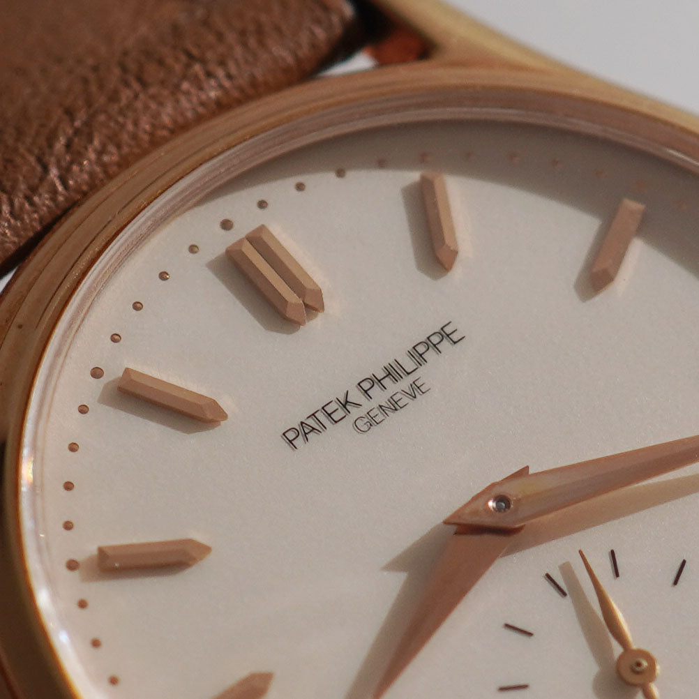 Patek Philippe Calatrava, Glazed "enamel dial", Ref. 3923R, Rose Gold