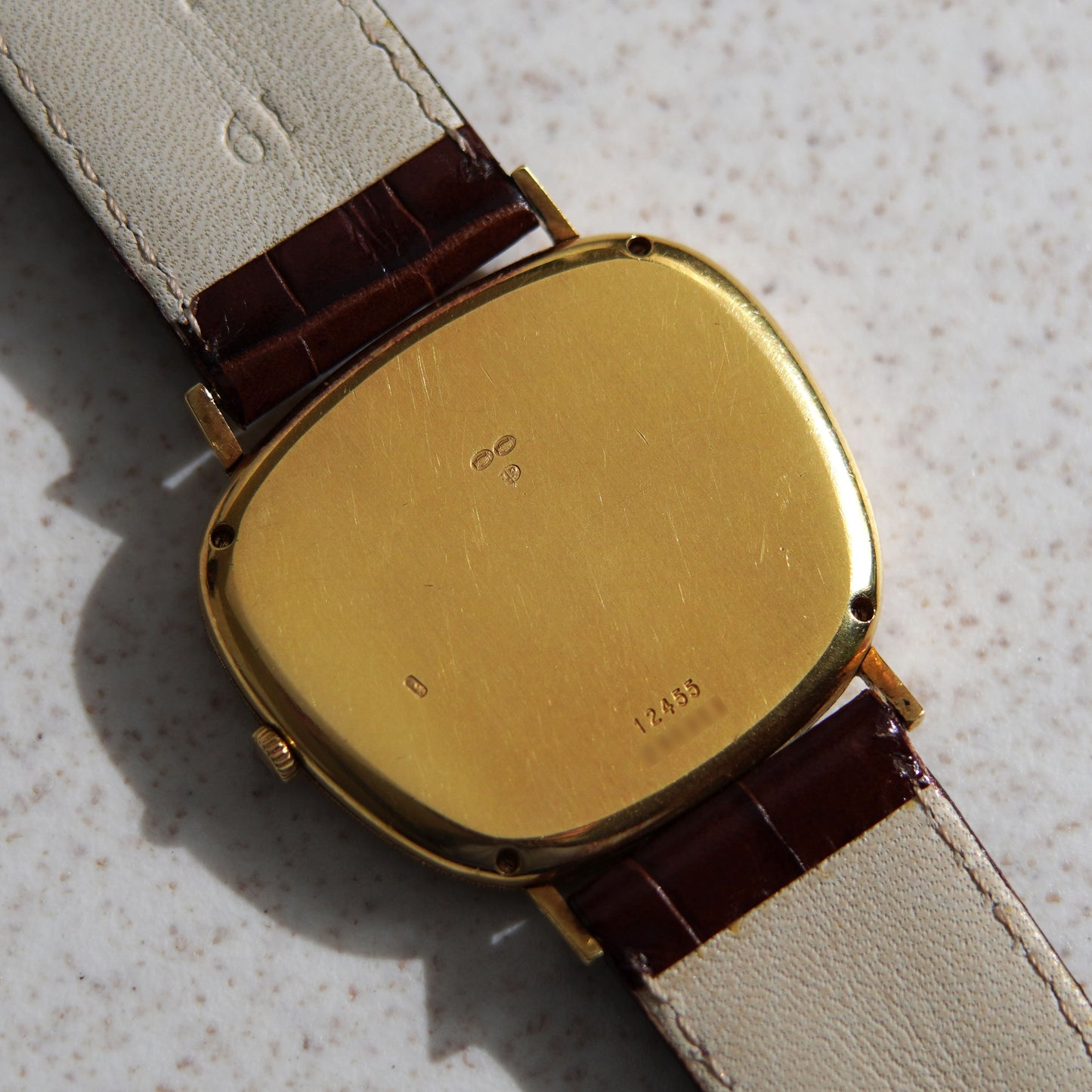 Piaget Ref. 12455, Onyx dial with Diamond Index, Yellow Gold