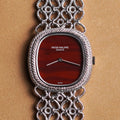 Patek Philippe Lady's Ellipse Bracelet Watch, Jasper stone dial, Ref. 4285/1, White Gold