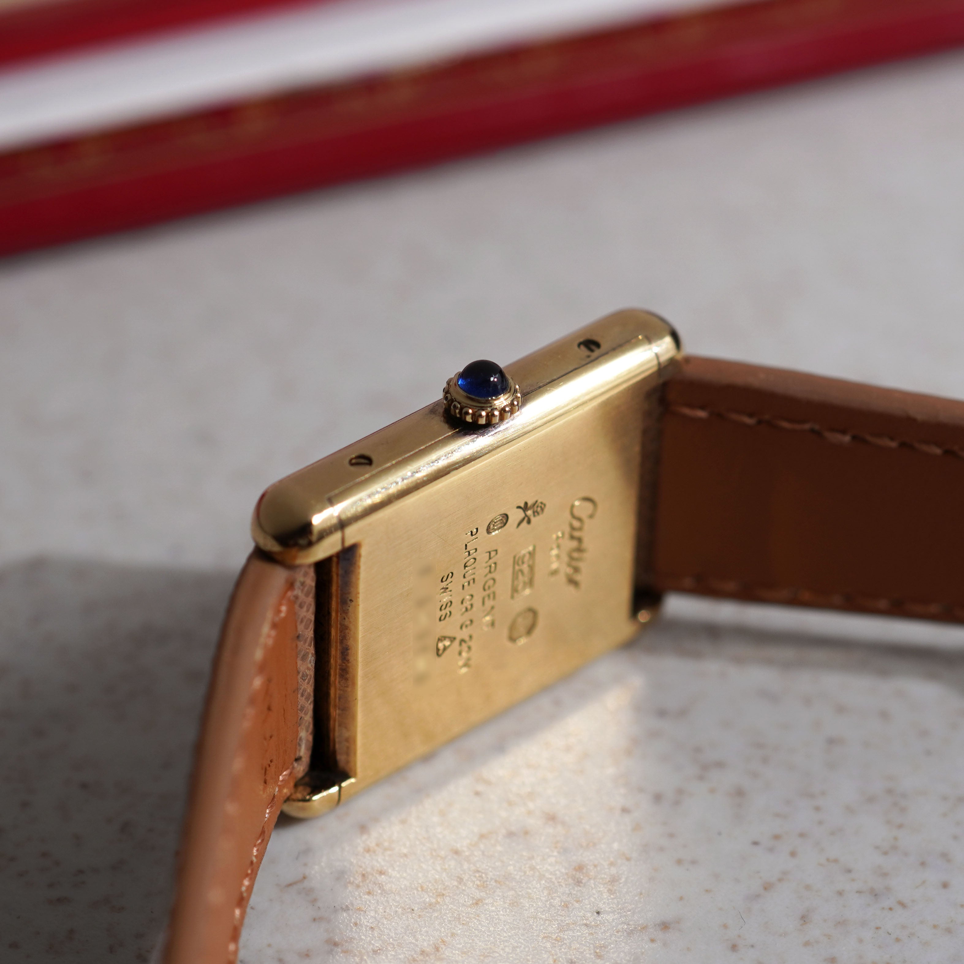 Cartier Must De Cartier Tank, Trinity dial, Vermeil