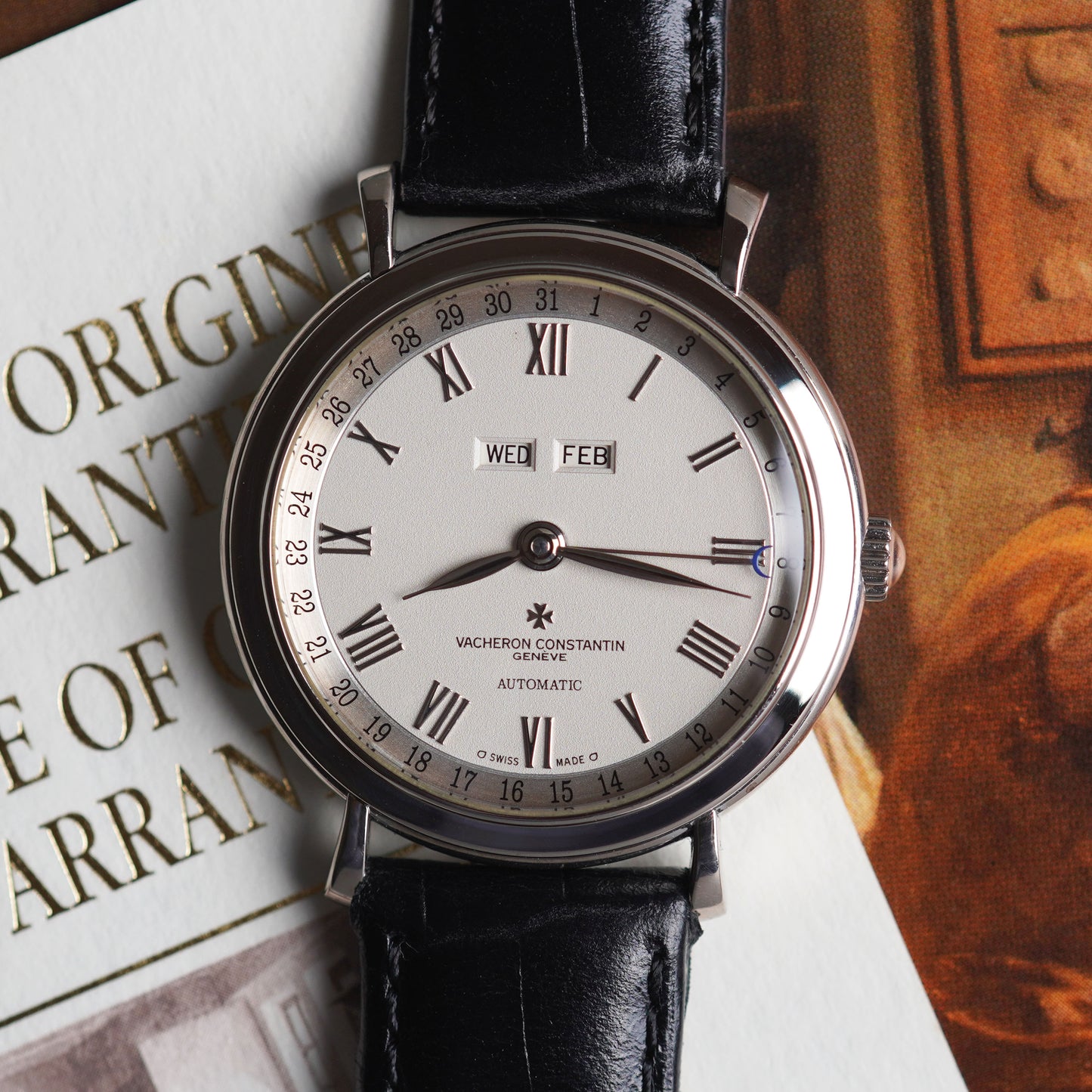 Vacheron Constantin Les Historiques Triple Calendar, Ref. 47051, White Gold