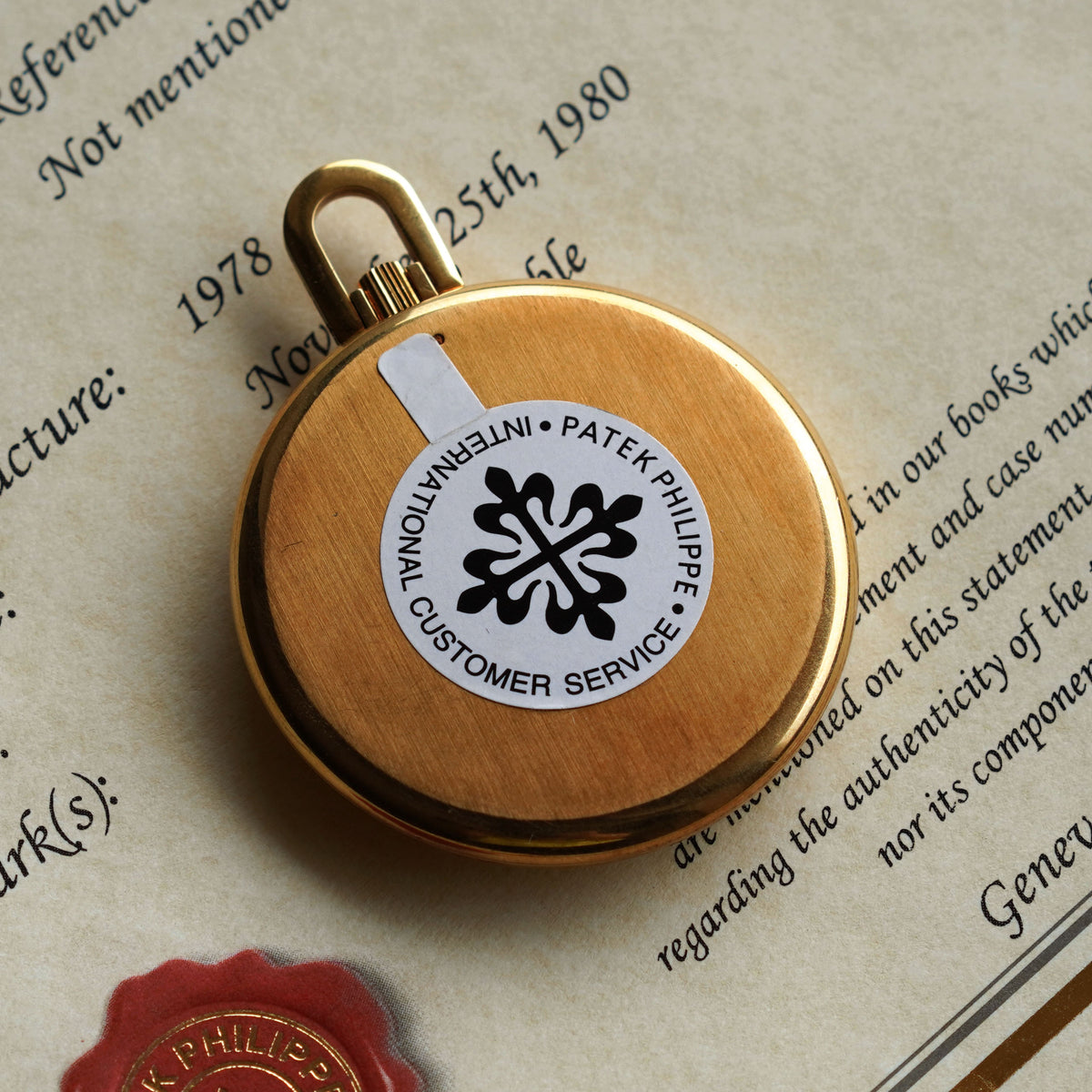 Patek Philippe Open-face Pocket Watch, Ref. 866, Yellow Gold